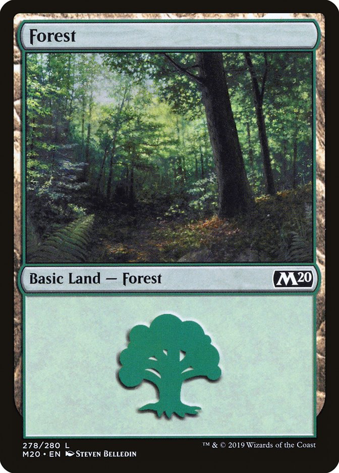 Forest (#278) [Core Set 2020] | Card Citadel