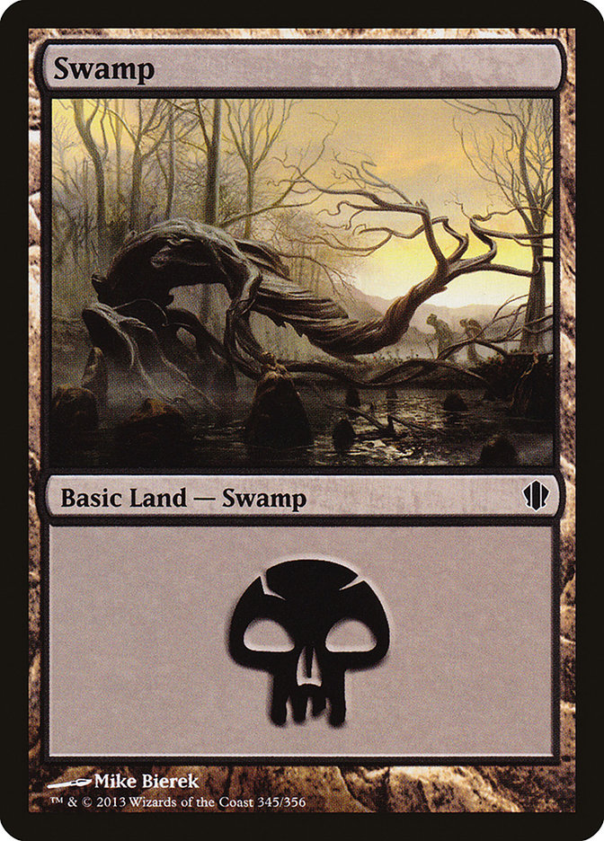 Swamp (345) [Commander 2013] | Card Citadel