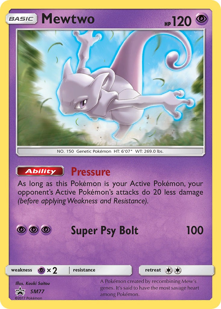 Mewtwo (SM77) [Sun & Moon: Black Star Promos] | Card Citadel