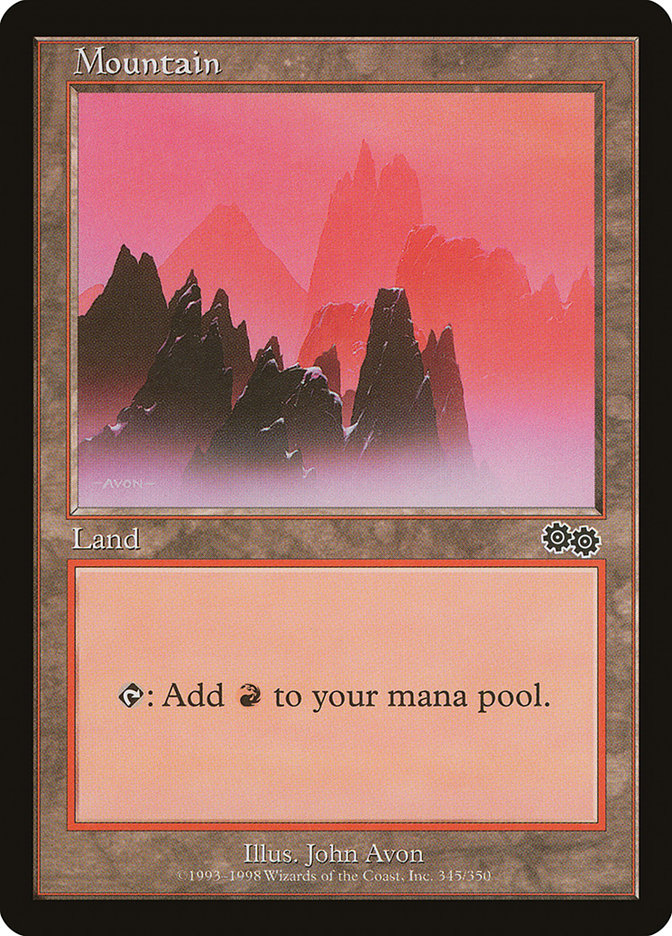 Mountain [Urza's Saga] | Card Citadel
