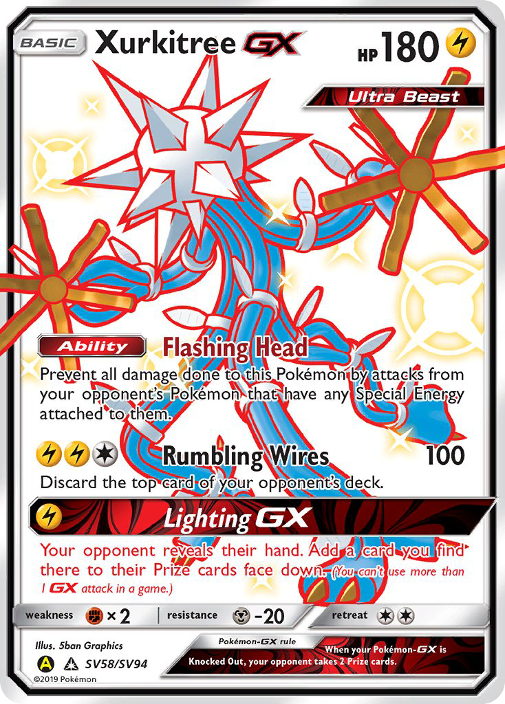 Xurkitree GX (SV58/SV94) [Sun & Moon: Hidden Fates - Shiny Vault] | Card Citadel