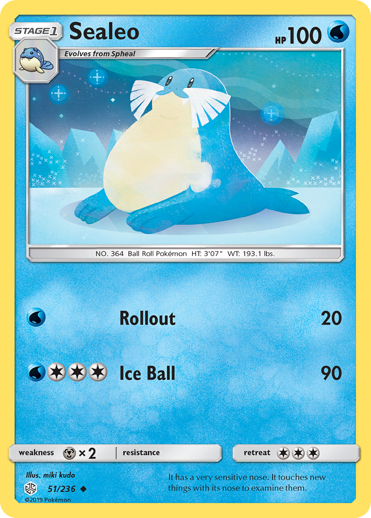 Sealeo (51/236) [Sun & Moon: Cosmic Eclipse] | Card Citadel