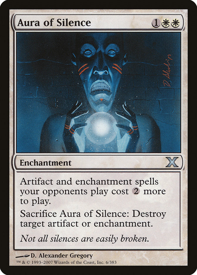 Aura of Silence [Tenth Edition] | Card Citadel