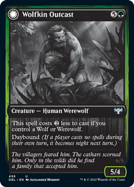 Wolfkin Outcast // Wedding Crasher [Innistrad: Double Feature] | Card Citadel