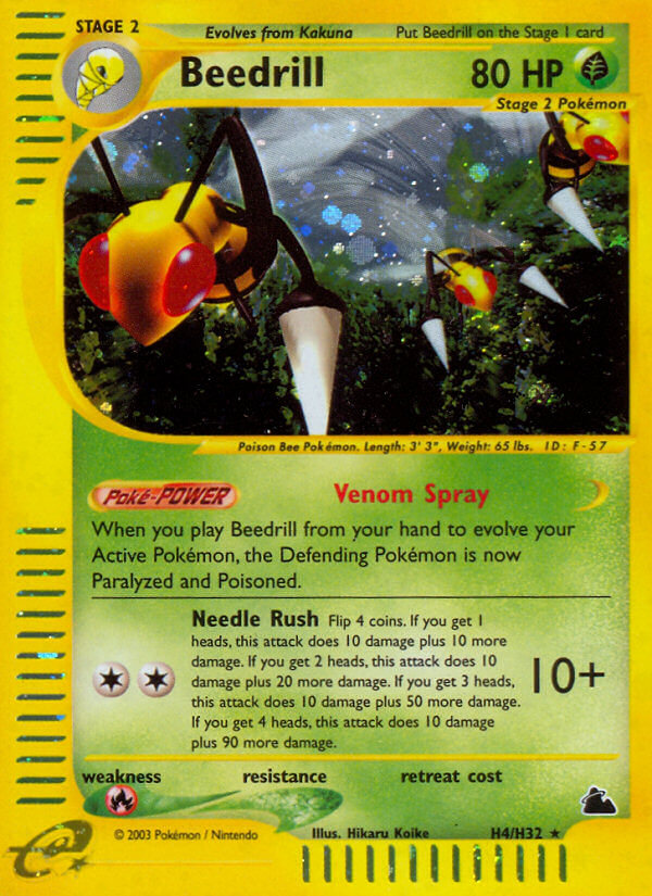 Beedrill (H4/H32) [Skyridge] | Card Citadel