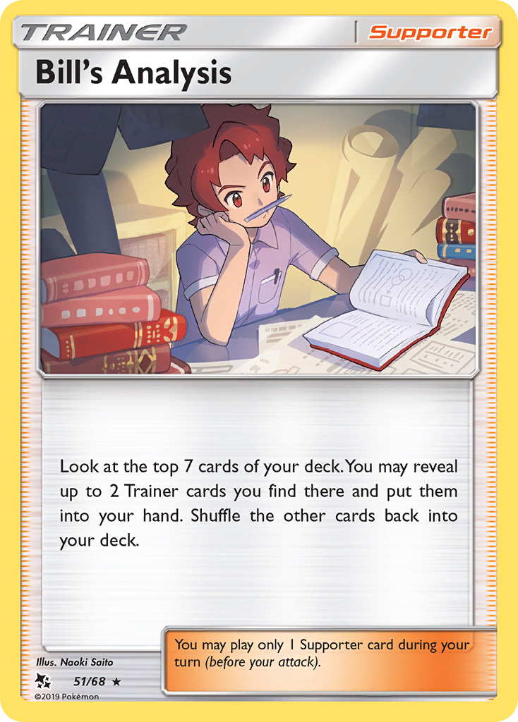 Bill's Analysis (51/68) [Sun & Moon: Hidden Fates] | Card Citadel