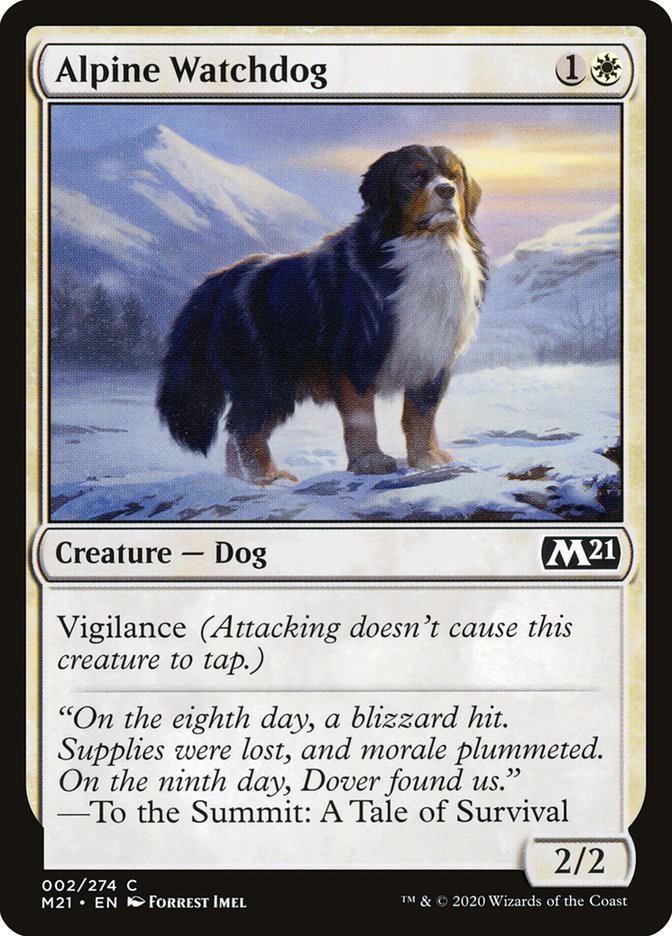 Alpine Watchdog [Core Set 2021] | Card Citadel