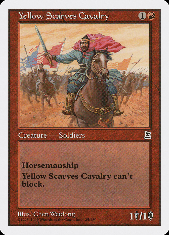 Yellow Scarves Cavalry [Portal Three Kingdoms] | Card Citadel