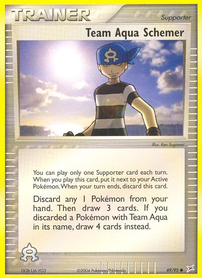 Team Aqua Schemer (69/95) [EX: Team Magma vs Team Aqua] | Card Citadel