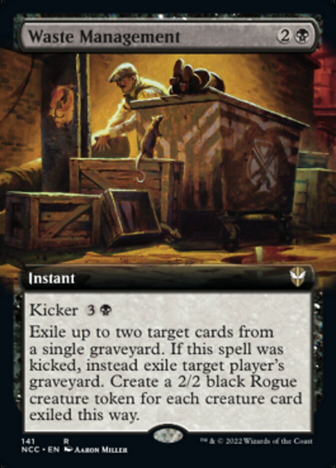 Waste Management (Extended Art) [Streets of New Capenna Commander] | Card Citadel