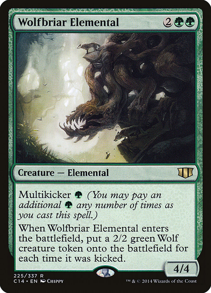 Wolfbriar Elemental [Commander 2014] | Card Citadel