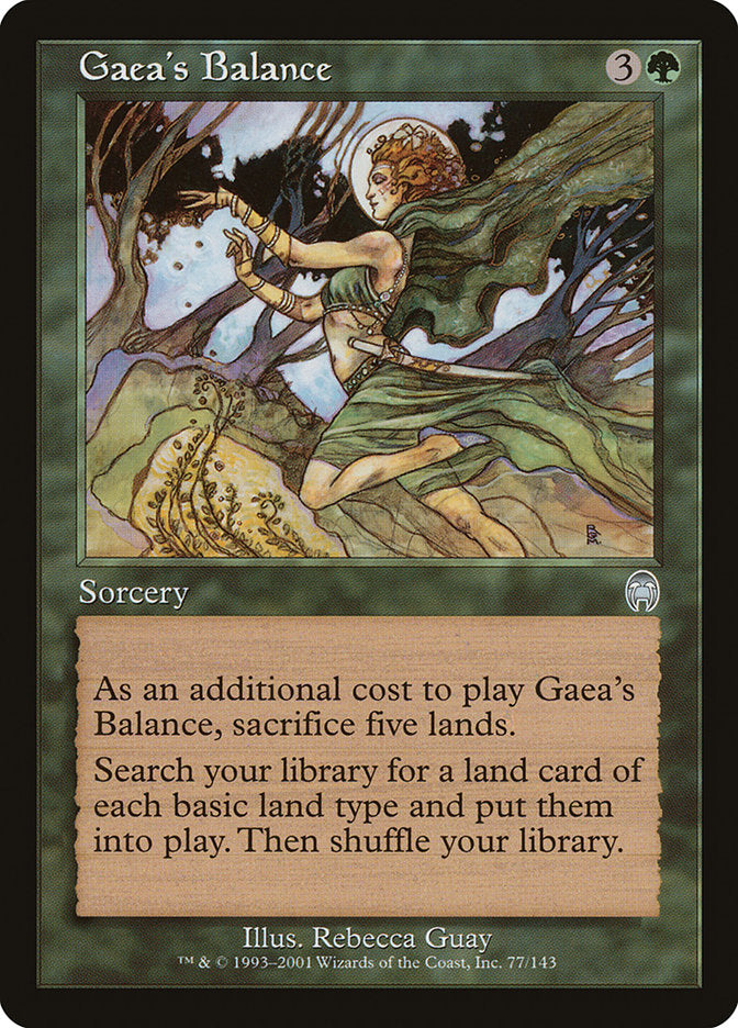 Gaea's Balance [Apocalypse] | Card Citadel