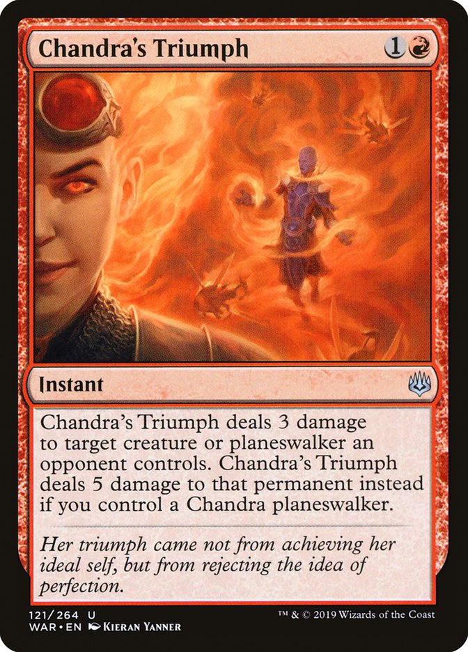 Chandra's Triumph [War of the Spark] | Card Citadel