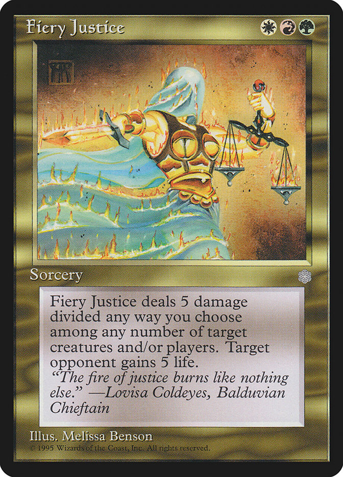 Fiery Justice [Ice Age] | Card Citadel