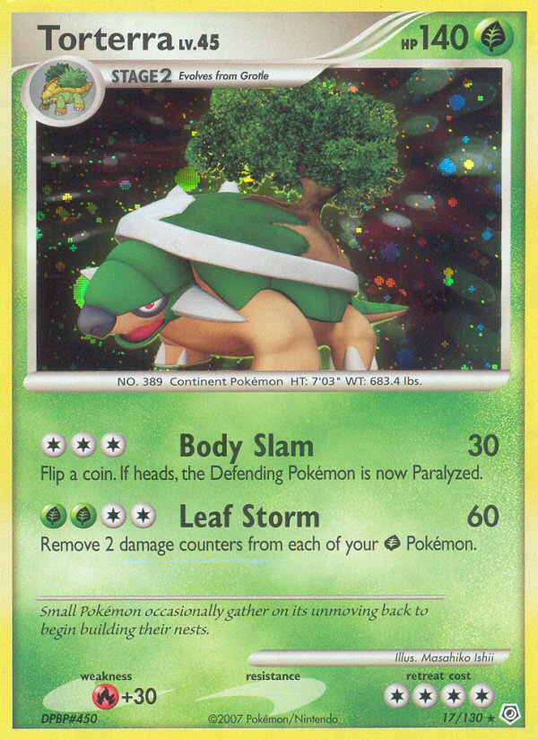 Torterra (17/130) [Diamond & Pearl: Base Set] | Card Citadel