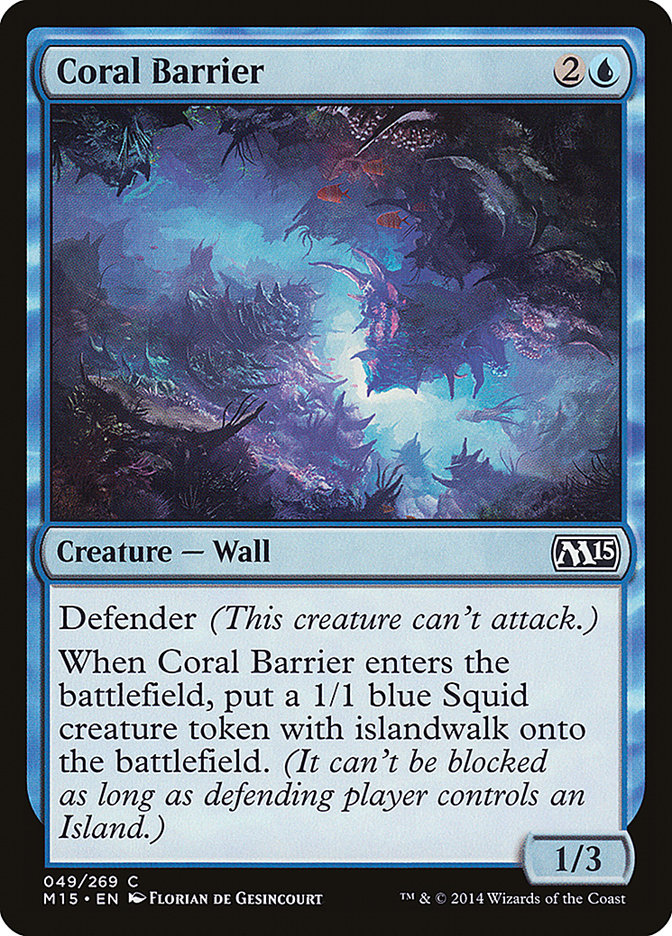 Coral Barrier [Magic 2015] | Card Citadel