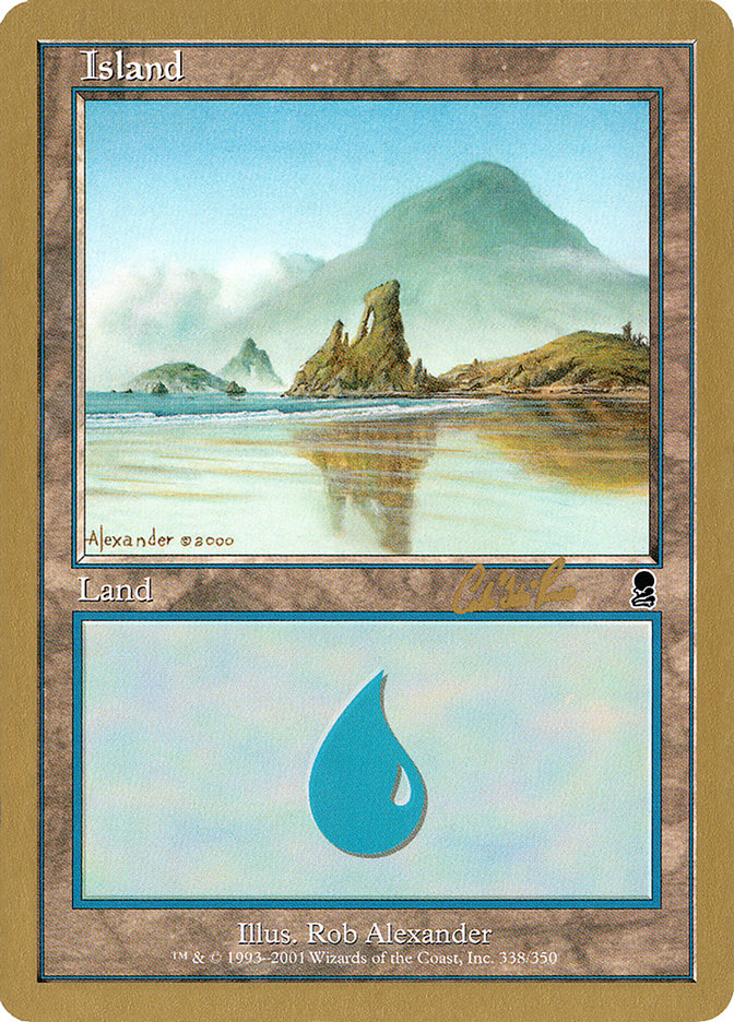 Island (cr338) (Carlos Romao) [World Championship Decks 2002] | Card Citadel