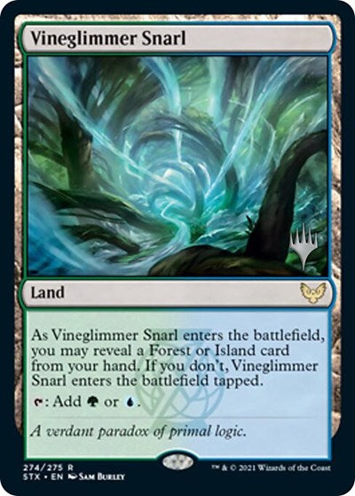 Vineglimmer Snarl (Promo Pack) [Strixhaven: School of Mages Promos] | Card Citadel