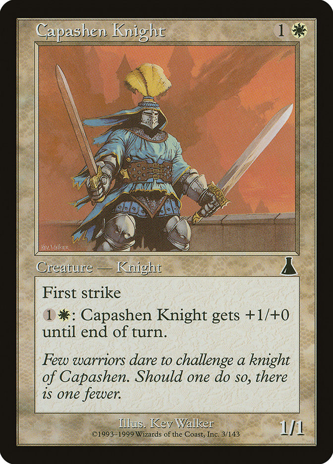 Capashen Knight [Urza's Destiny] | Card Citadel