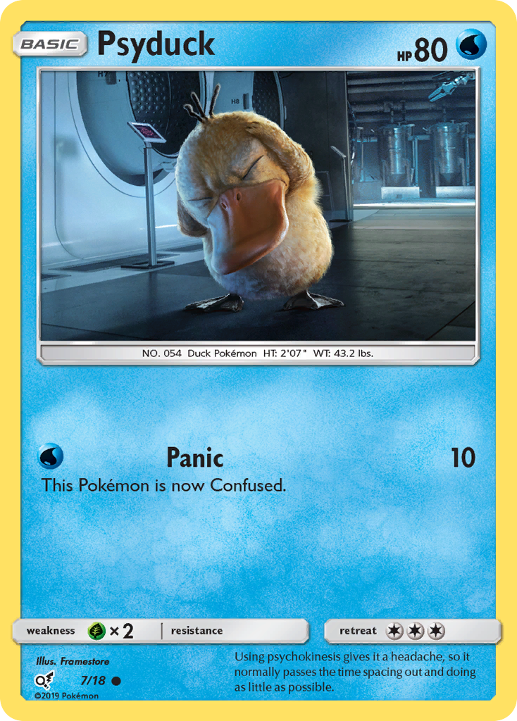 Psyduck (7/18) [Sun & Moon: Detective Pikachu] | Card Citadel