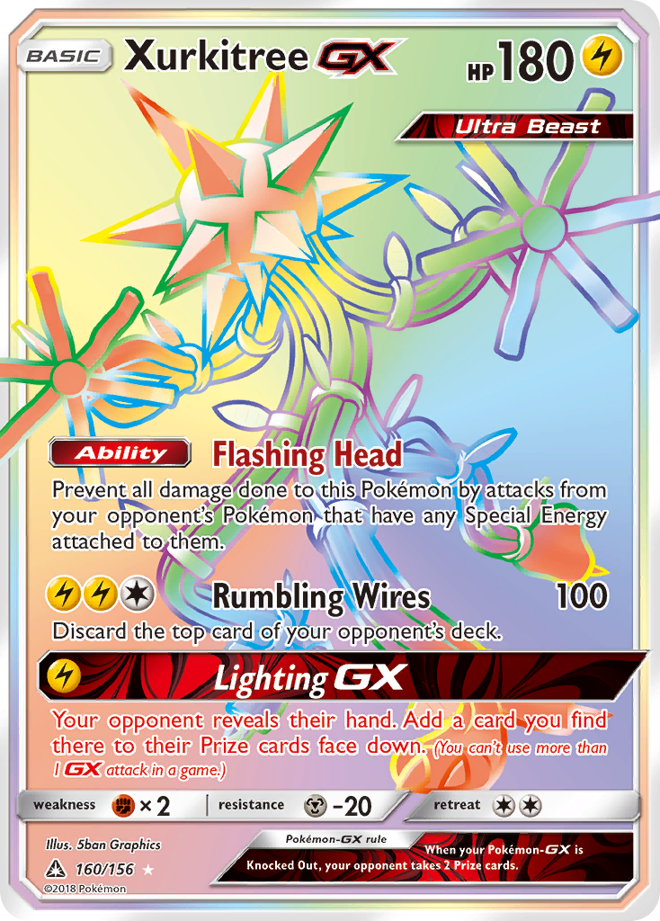 Xurkitree GX (160/156) [Sun & Moon: Ultra Prism] | Card Citadel