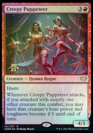 Creepy Puppeteer [Innistrad: Crimson Vow Prerelease Promos] | Card Citadel