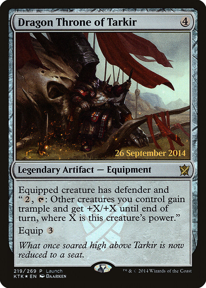 Dragon Throne of Tarkir [Khans of Tarkir Promos] | Card Citadel