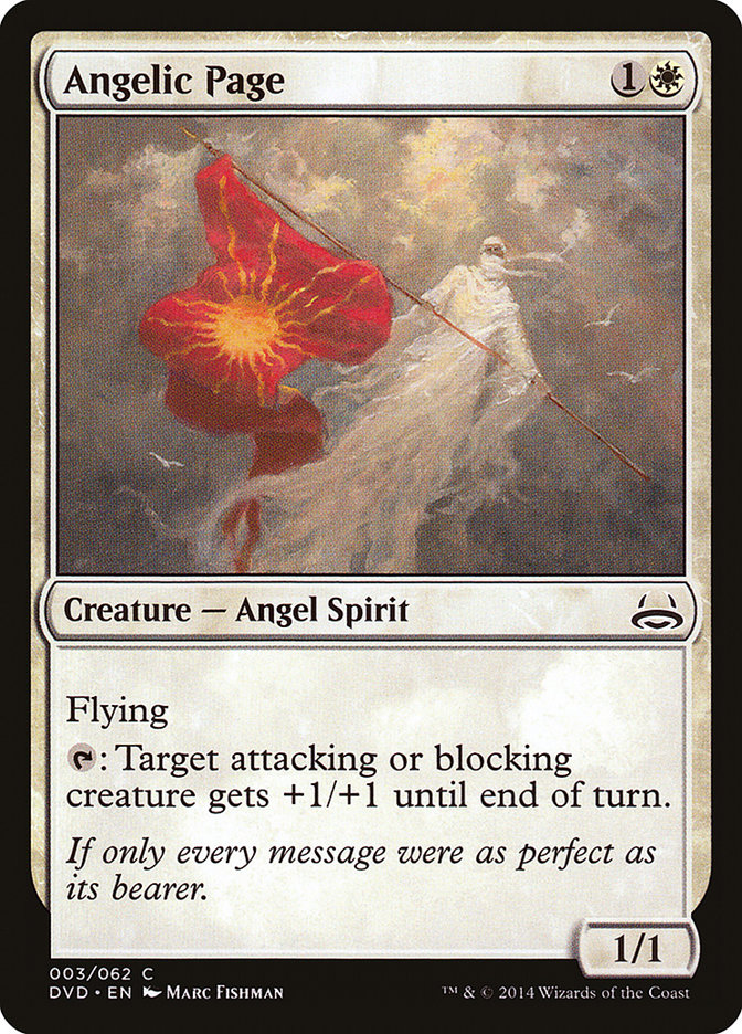 Angelic Page (Divine vs. Demonic) [Duel Decks Anthology] | Card Citadel