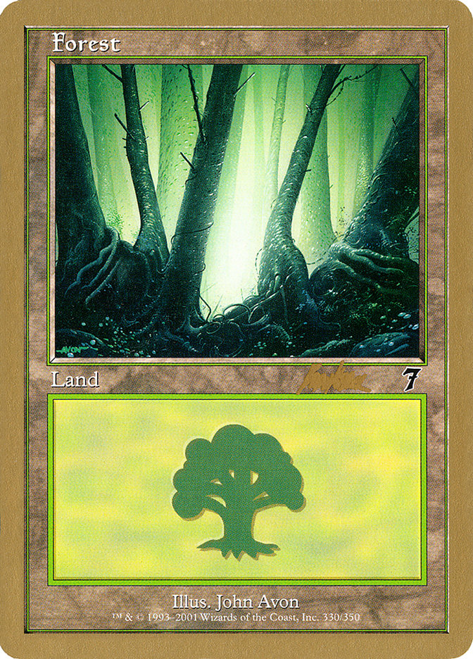 Forest (bk330) (Brian Kibler) [World Championship Decks 2002] | Card Citadel