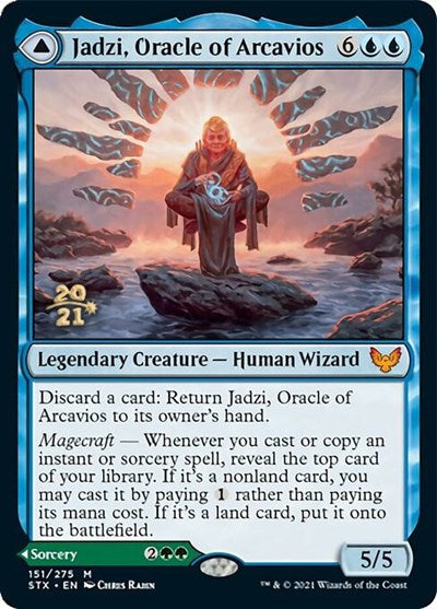 Jadzi, Oracle of Arcavios // Journey to the Oracle [Strixhaven: School of Mages Prerelease Promos] | Card Citadel