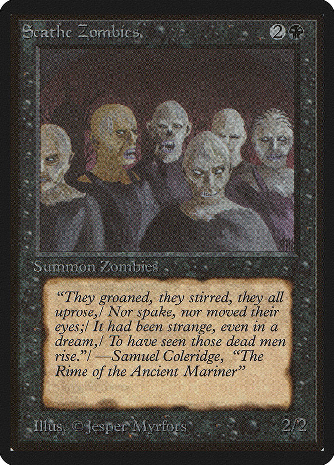 Scathe Zombies [Limited Edition Beta] | Card Citadel