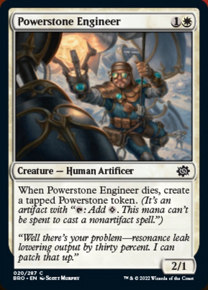 Powerstone Engineer [The Brothers' War] | Card Citadel