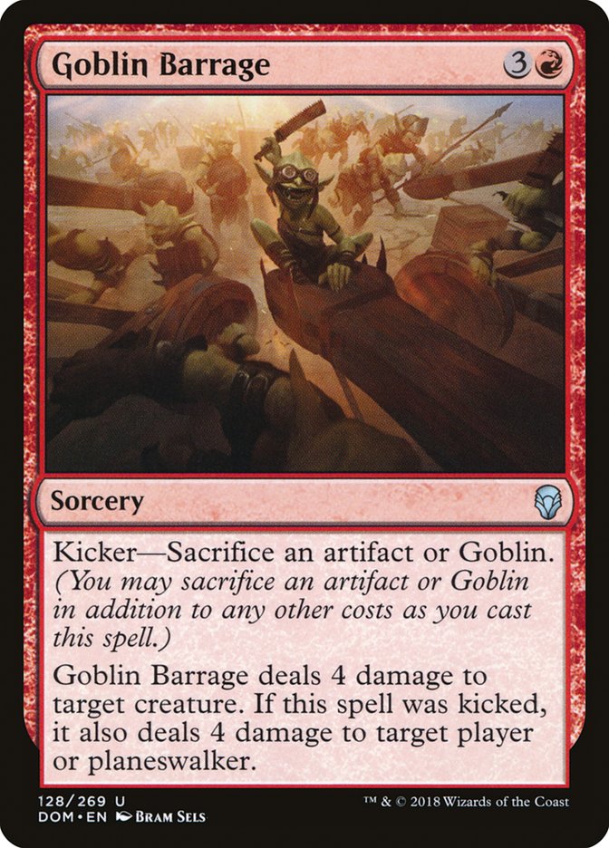 Goblin Barrage [Dominaria] | Card Citadel