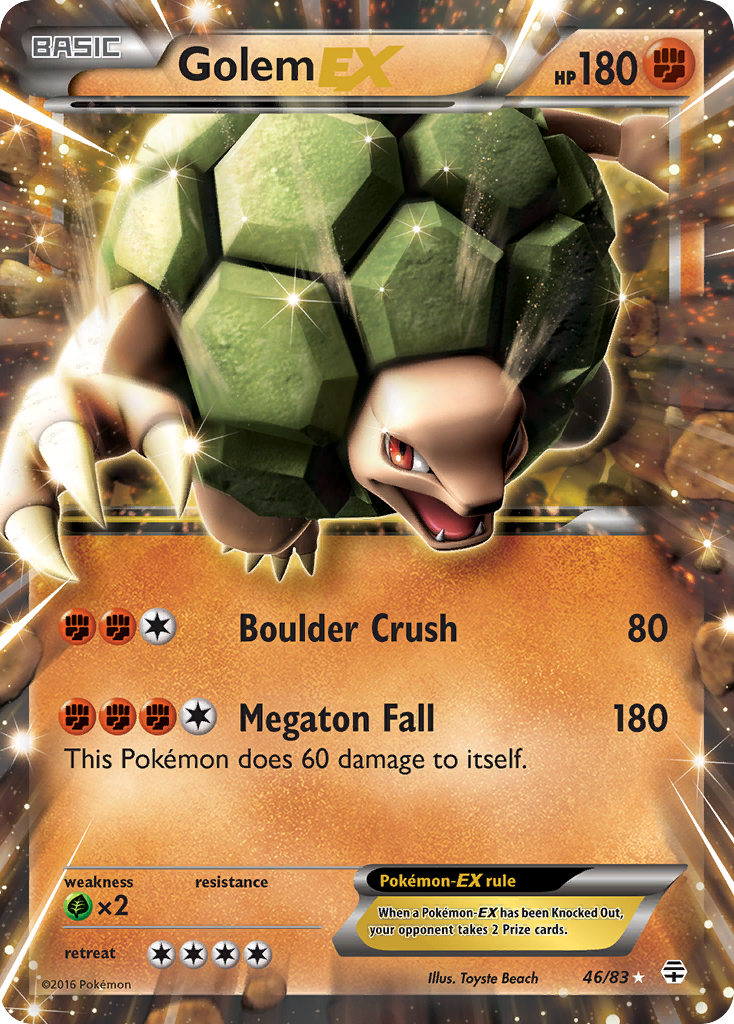 Golem EX (46/83) [XY: Generations] | Card Citadel