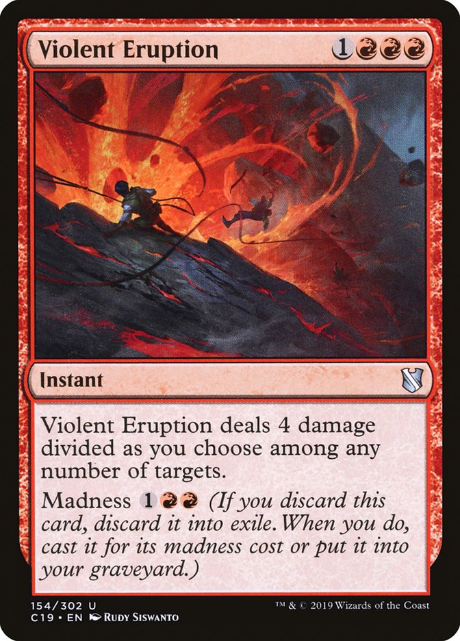 Violent Eruption [Commander 2019] | Card Citadel