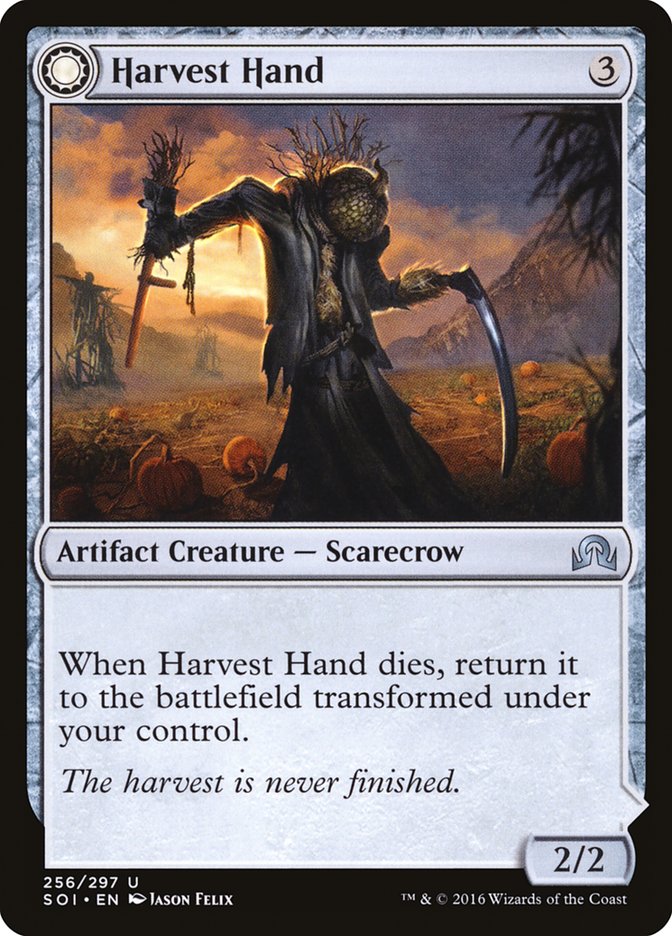 Harvest Hand // Scrounged Scythe [Shadows over Innistrad] | Card Citadel