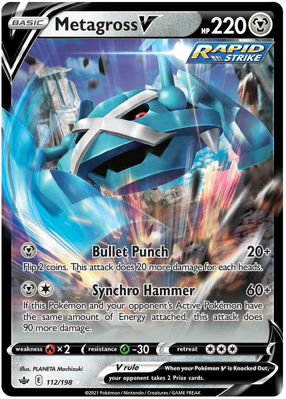 Metagross V (112/198) [Sword & Shield: Chilling Reign] | Card Citadel