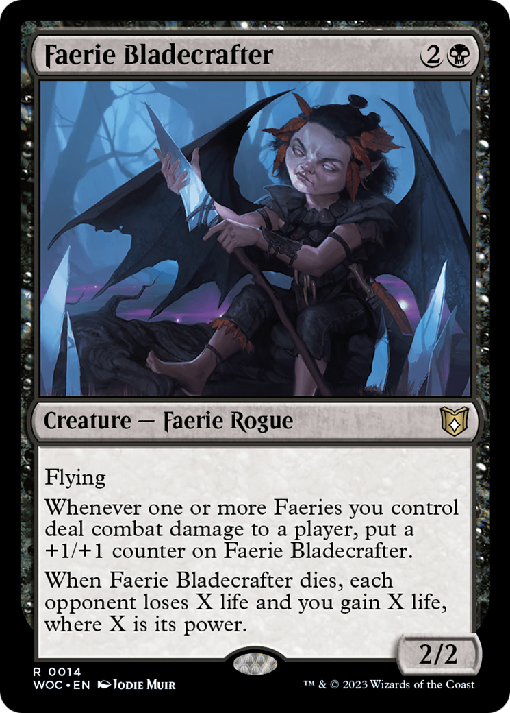 Faerie Bladecrafter [Wilds of Eldraine Commander] | Card Citadel