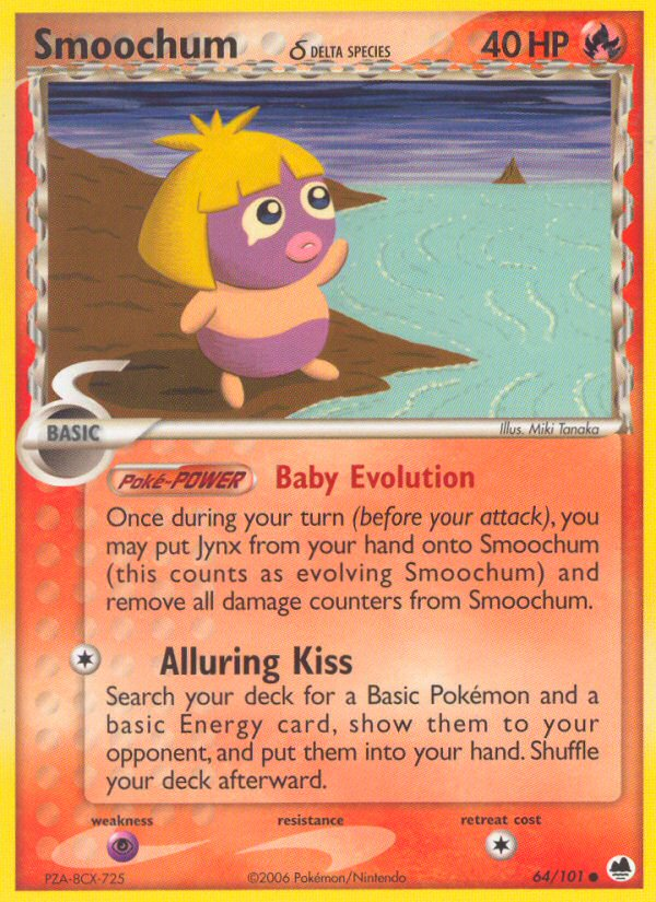 Smoochum (64/101) (Delta Species) [EX: Dragon Frontiers] | Card Citadel