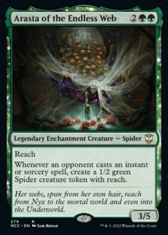 Arasta of the Endless Web [Streets of New Capenna Commander] | Card Citadel