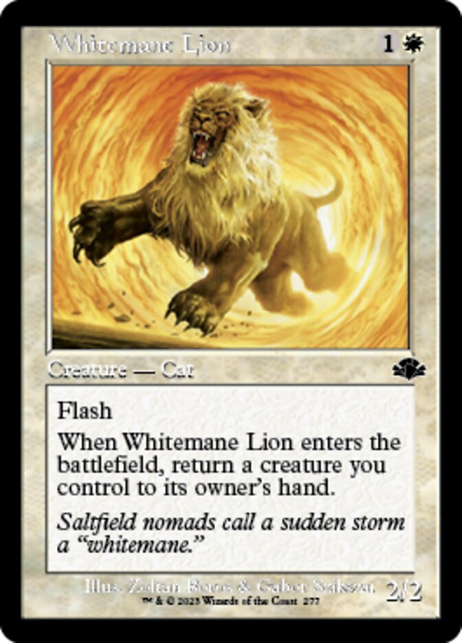 Whitemane Lion (Retro) [Dominaria Remastered] | Card Citadel