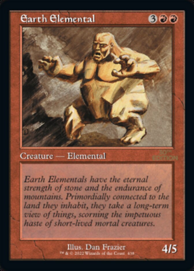 Earth Elemental (Retro) [30th Anniversary Edition] | Card Citadel