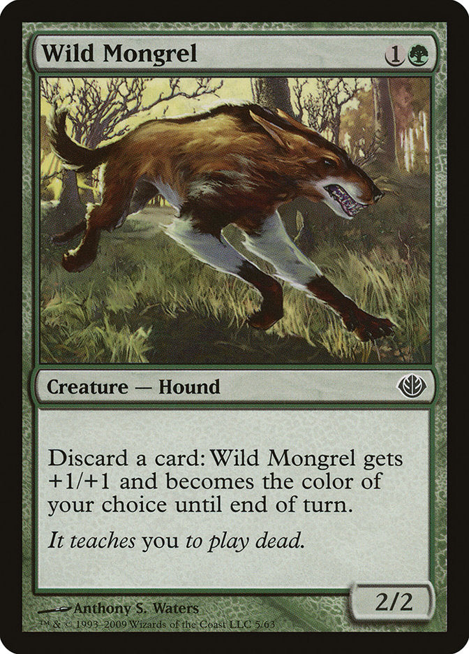 Wild Mongrel [Duel Decks: Garruk vs. Liliana] | Card Citadel
