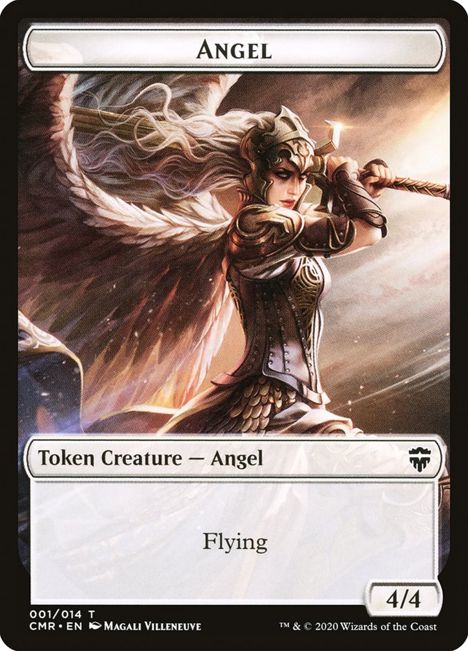 Angel // Horror Token [Commander Legends Tokens] | Card Citadel