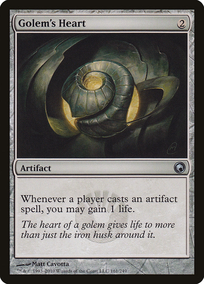 Golem's Heart [Scars of Mirrodin] | Card Citadel