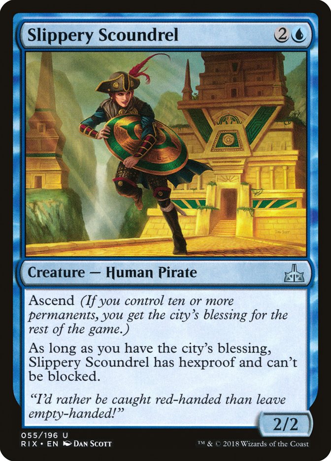 Slippery Scoundrel [Rivals of Ixalan] | Card Citadel