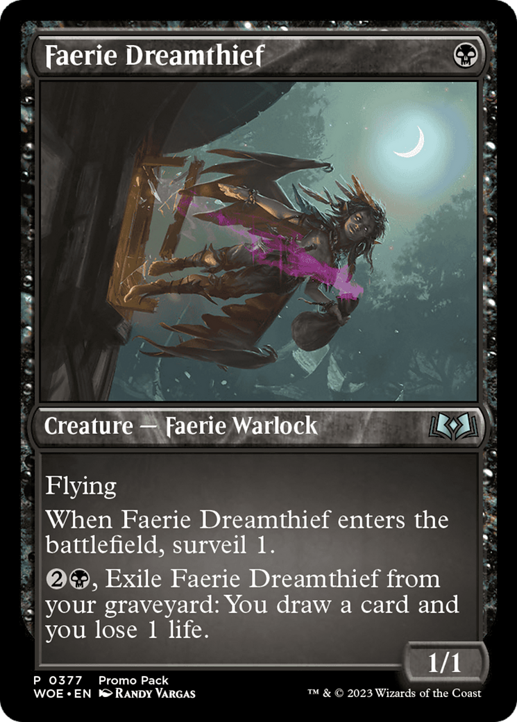 Faerie Dreamthief (Promo Pack) [Wilds of Eldraine Promos] | Card Citadel