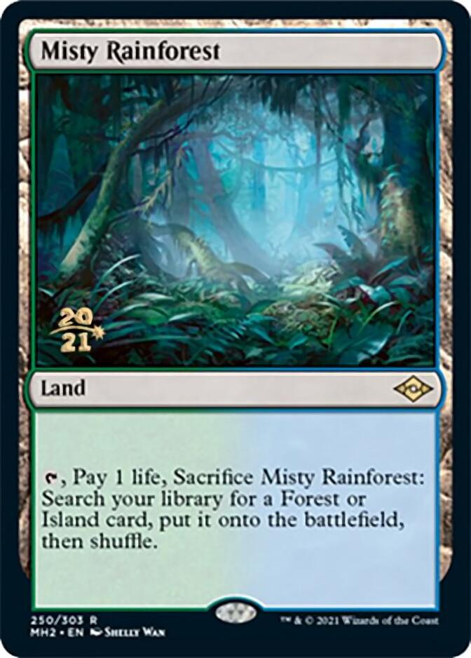 Misty Rainforest [Modern Horizons 2 Prerelease Promos] | Card Citadel