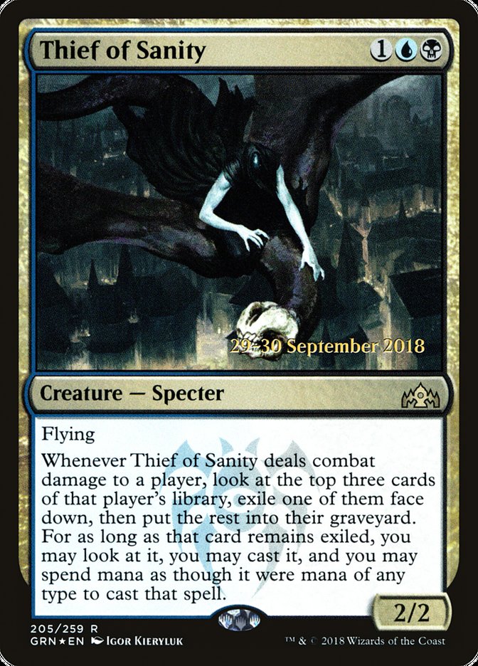 Thief of Sanity [Guilds of Ravnica Promos] | Card Citadel