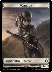 Treasure (0018) // Warrior Double-Sided Token [Fallout Tokens] | Card Citadel